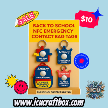 NFC Bag Tags/Keychains